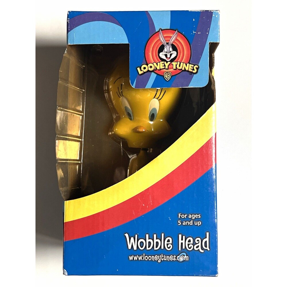 Vintage Looney Tunes Tweety Bird Wobble Head Bobblehead Tri-Star NIB 7”
